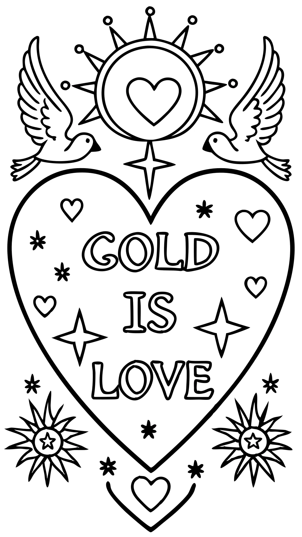 god is love coloring page